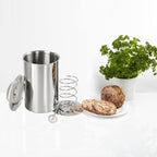 Stainless Steel Ham Maker Meat Press Cooker for Making Healthy Homemade Deli Meat with Thermometer - Kitchen Bacon Pressure Cookers Boiler Pot Pan Stove