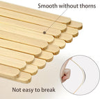 Bamboo Coffee Stirrers in Storage Box, 180 Count of Disposable Coffee Stir Sticks - Stir Sticks For Coffee Bar 7 Inch, Stir Sticks with Smooth End, Coffee Stirs for Coffee, Cocktail, Hot Drinks