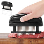 Badelite Meat Tenderizer with 48 Stainless Steel Ultra Sharp Needle Blades Heavy Duty Cooking machine for Tenderizing Beef, Turkey, Chicken, Steak, Veal, Pork, Fish etc