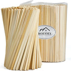 Bamboo Coffee Stirrers, 500 Count of Disposable Coffee Stir Sticks - Stir Sticks For Coffee Bar 5.5 Inch, Stir Sticks with Smooth End, Coffee Stirs for Coffee, Cocktail, Hot Drinks