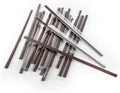KBG Coffee Stir Sticks 200 PCS, 6.7 Inch Three Hole Disposable Plastic Sip Stir Sticks, Individually Wrapped Cocktail Stirrers