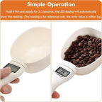 2pcs Digital Measuring Spoon,Digital Measuring Cup with LCD Screen Display, Digital Food Spoon Scale, Gram Measuring Spoons for Kitchen Gadgets and Daily Meal