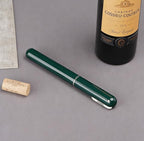 IPEROT Wine Bottle Opener, IPEROT Air Pressure Wine Corkscrew With Cutting Wine Bottle Foil Knife, Effortlessly Open Wine Bottles Without Damaging Corks, Easy-to-Use (Green)