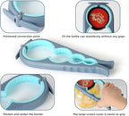 Bottle Opener for Arthritic Hand,Jar Opener for Old People, Children, Women, Those with Weak Hands,Multifunctional Kitchen Gadgets (02-Blue)