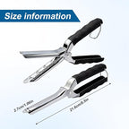 Stainless Steel Rib Membrane Removal Tool, Glue-Free Full-Wrap Anti-Slip Grip, Dishwasher Safe Rib Prep Tool For Barbecue Grilling Accessories