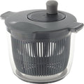 Squirrel Salad Spinner Vegetable Colander Dark Gray 2.3L Liberalista Made in Japan