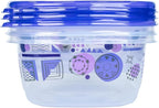 Glad GladWare MatchWare Food Storage Containers with Lids, BPA Free Reusable Plastic 20 Piece Variety Pack for Lunches, Meal Prep, and Leftovers, Leak Resistant, Microwave and Dishwasher Safe