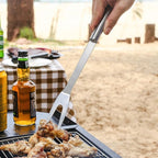 BBQ Accessories Barbecue Grill Utensils Set, 7pcs Stainless Steel BBQ Tools for Outdoor Grill,Grilling Gifts for Men, Dad, BBQ Loversies Grilling Gifts for Men,Father's Day/Christmas/Thanksgiving Day