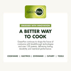 GreenPan Elite 5.5QT Electric Oval Skillet, PFAS-Free Ceramic Nonstick, 1800 Watt, Dishwasher Safe Lid & Removable Crock, Adjustable Temp Control Multi-Cooker, Sear, Sauté, Rice, Stir-Fry, Cream White