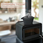 Cast iron Humidifier Seasonal Wood Stove Steamer with Sauce Pot, Camping Grill Essential, Non-Toxic Cast Iron Kitchenware for Indoor/Outdoor Use