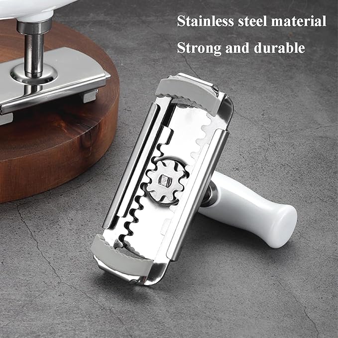 Jar Opener for Seniors with Arthritis & Weak Hands, Easy Twist Jar Openers, Adjustable Multifunctional Jar Lid Opener, Jar Bottle Cap Opener Gripper, Useful Gifts for Elderly/Women/Men (White)