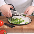 Cangshan 503343 9-inch Heavy-Duty Come-Apart Kitchen Shears with Guard