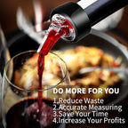 SuproBarware Automatic Measured Bottle Pourer - Quick Shot Spirit Measure Pourer Drinks Wine Cocktail Dispenser Home Bar Tools