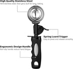 3.5 Tbsp Cookie Scoop, Ice Cream Scoop with Thumb Trigger, Cookie Dough Melon Baller Scoop 55 mm, Comfortable Grip, Non-Slip, 50 ml