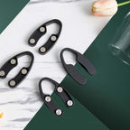 OHMAXHO 4 Pack Wine Foil Cutter for Wine Bottles, 4 Stainless Blades Wine Bottle Foil Cutter Tool, Effortless Wine Seal Cutter Foil Remover, Black Wine Opener Accessory for Wine Lovers