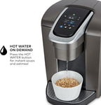 Keurig K-Elite Single Serve K-Cup Pod Coffee Maker, with Strength and Temperature Control, Iced Coffee Capability, 8 to 12oz Brew Size, Programmable, Brushed Slate