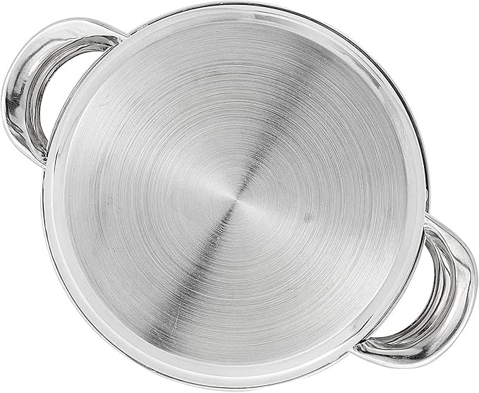 3.0 Quart Steamer Pot for Cooking, 2-tier Steam Pots with Lid for Cooking Vegetables, Seafood, Soups, Food and Pasta