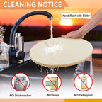 16" Round Pizza Stone, Large Cordierite Bread Baking Stone for Oven and Grill, Safe Circular Cooking Stone for Grill 16 Inch, Ideal for Grilling Baking Several Sizes of Pizzas