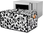 Leopard Print Toaster Oven Dust Cover, Heat-Resistant Case for Toaster Oven, Heavy Duty Washable Dust Cover Fit Most Small Appliance, (Medium-16.1*19.71*10 inches)