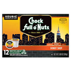 Chock Full o'Nuts Donut Shop Coffee, Compatible with K-Cup Pods, 12 CT (Pack of 3)