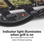 Hamilton Beach Electric Indoor Raclette Table Grill, 200 sq. in. PFAS-Free Nonstick Griddle Serves up to 8 People for Parties and Family Fun, Includes 8 Warming Trays, Black (31612MN-MX)
