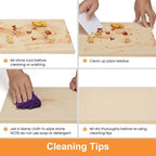 Small 10x10 Inch Cordierite Pizza Stone for RV Camper Oven & Grill, Square Baking Stone for Pizza, Bread, Pies, BBQ, Durable and Safe, with Plastic Scraper