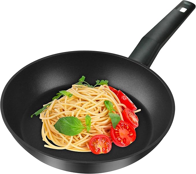 9.5“ Nonstick Frying Pan, Nonstick Fry Pan Griddle Pan, Dishwasher and Oven Safe, PFOA-Free, Stovetop Grill Pan Works with Gas, Electric Stove, Induction Cooktops