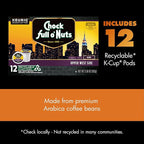 Chock Full o' Nuts Upper West Side Keurig K-Cup Pods for Keurig Brewers – Premium Arabica, Dark Roast – Single Serve – 1 Pack of 12 K-Cup Pods