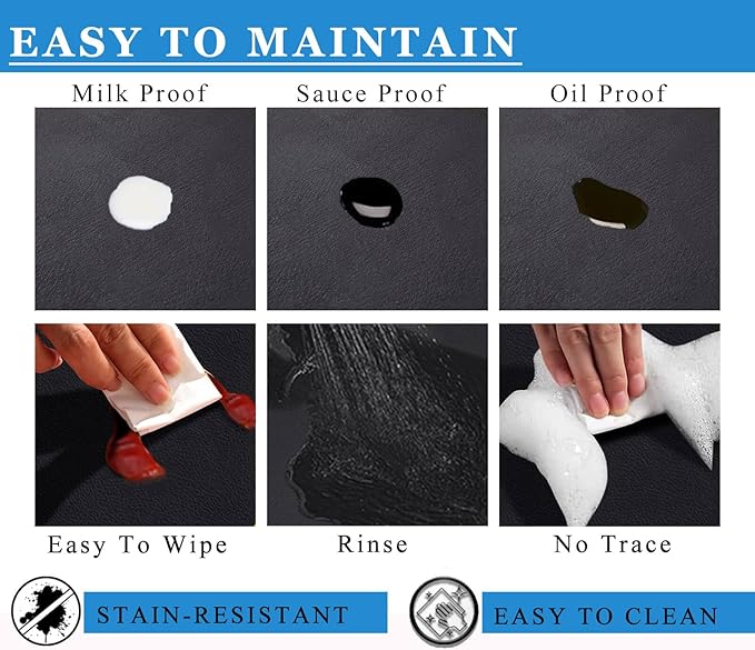 Coffee Mat for Countertops ,Coffee Bar Accessories Fit Under Coffee Maker Espresso Machine, Absorbent Hide Stain Rubber Mat for Countertop ,Dish Drying Mat for Kitchen Counter (Light Gray, 17"x31.5")
