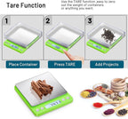 Fuzion Digital Scale .01 Gram Accuracy, 500g Mini Food Scales for Small Jewelry, Gold, Herb, Spice - Weight Gram and Oz