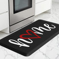 HappyTrends Kitchen Mat Cushioned Anti-Fatigue Rug Non-Slip Kitchen Rugs Stain Resistant Ergonomic Comfort Mat for Floor, Office, Sink, Laundry (17.3"x 39", Black)