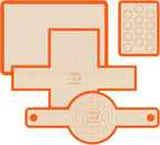 Silicone Baking Mat Set, Reusable Baking Mat, Non-Stick, Food Safe Silicone Mats for Baking, Oven Baking Sheet for Making Cookies, Macaroons, Bread