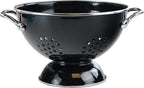 Calypso Basics by Reston Lloyd Powder Coated Enameled Colander, 1.5 Quart, Black