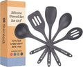 Starpack 'Stir & Serve' Silicone Cooking Utensils Set (5 Pcs) - 10.5" - Kitchen Utensil Set Heat Resistant to 600°F - Kitchen Utensils for Nonstick Cookware - Silicone Utensil Set for Mixing & Cooking