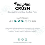 Tayst Coffee Pods, Pumpkin Crush Medium Roast, K Cups Compatible with Keurig Coffee Maker, Sustainable Single Serve, Pack of 30
