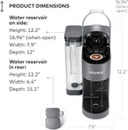 Keurig K-Supreme Single Serve K-Cup Pod Coffee Maker, MultiStream Technology, 4 Brew Sizes, 66oz Dual-Position Removable Reservoir, Gray