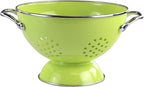 Calypso Basics by Reston Lloyd Powder Coated Enameled Colander, 1.5 Quart, Lime