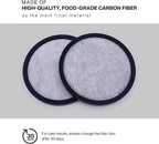 12-Pack Replacement Charcoal Water Filter Discs for Mr. Coffee Brewers Coffee Machines