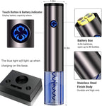 Electric Wine Opener Gift Set with Power Dock-Automatic Rechargeable Bottle Corkscrew-Foil Cutter, Aerator Pourer, Vacuum Wine Stopper - Present Housewarming, Christmas & Birthday