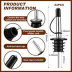 Mifoci Bar Glass Rimmer Bartender Tool with 12 Pcs Stainless Steel Classic Bottle Pourer Bar Caddy with 6 Compartment 1000 Pcs Coffee Cocktail Stirrers 200 Napkin (3 Tier,Multifunctional Acacia Wood)