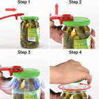 1 Pcs Readaeer Jar Opener for Weak Hand & Seniors with Arthritis (Red)