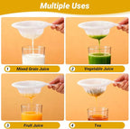 Ultra Fine Mesh Strainer with Handle, 200 Mesh, Plastic Juice Strainer, Small Colander for Kitchen, Nylon Fine Sieve for Soy/Nut Milk, Yogurt, Coffee, Honey, Wine, Food, Tea Leaf Filter, 1 Pack