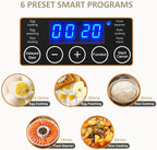 2 Tiers Electric Food Steamer with Evoloop 1.7L Electric Kettles