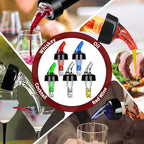SuproBarware Automatic Measured Bottle Pourer Liquor Bottle Pourer Quick Shot Dispenser 1oz Liquor Pour Spout for Alcohol,Wine,Spirits, Home Bar Kitchen Tools 50 Pack