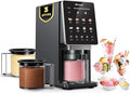 Alcarin Electric Ice Cream Maker Machine for Homemade, Frozen Treat, Gelato, Yorgurt, Sorbet, Mix-in & More, 10 One-Touch Programs with 3 Pints, Keto, Vegan, Dairy-Free Options(Not Freezer)