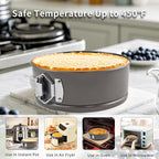 Springform Pan Set, 4" 7" 9" Nonstick Cheesecake Pan, Round Cake Pans, Leakproof Cake Tins with Removable Bottom, Springform Cake Pans Baking Pans