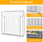 Toaster Oven Accessories for Hamilton Beach Easy Reach 4 Slice Countertop Toaster Oven, 10.9×9.2 IN Food Grade Stainless Steel Toaster Oven Replacement Parts Wire Rack, Dishwasher Safe