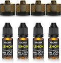 Cocktail Bubble Smoke Gun Accessories, 10 ml, Includes 4 Contains, 4 Aromatic Flavor Oils, Lemon Flavor