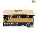 Tayst Coffee Pods, Bold & Brazen Dark Roast, K Cups Compatible with Keurig Coffee Maker, Sustainable Single Serve, Pack of 50