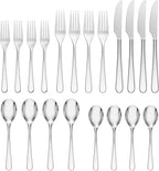Oneida 894747 Kenbrook 20 Piece Everyday Flatware Set, Service For 4